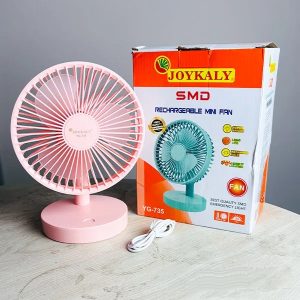 joykaly yg 735 rechargeable multiple modes portable desk / table fan