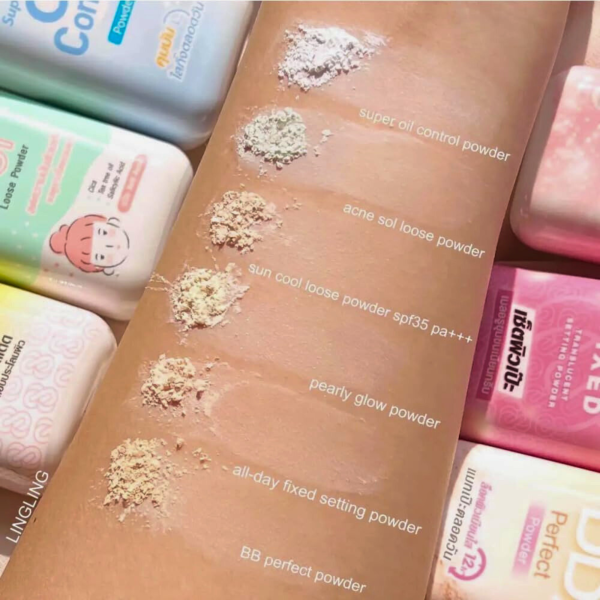 sasi all day fixed translucent setting powder 50g