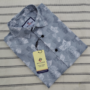 pure cotton full sleeve print shirt for men's