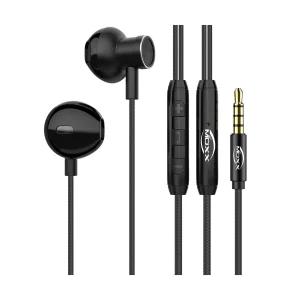 moxx stereo earphone (mo 11)| super bass music | 14.20mm long length wire | 3.5mm input type