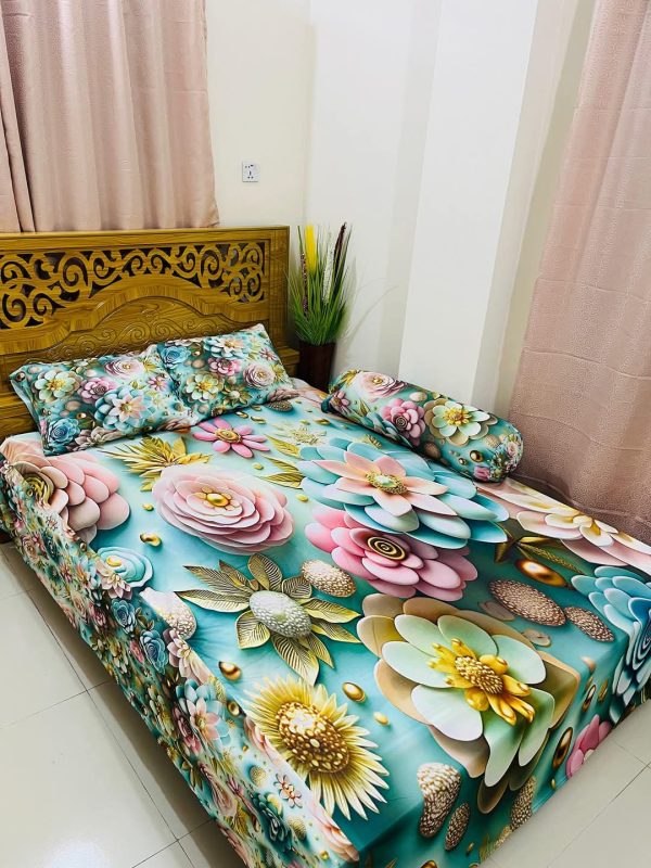 water proof china premium 3d design bed sheet