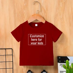 customize for your kids (cotton) t shirt