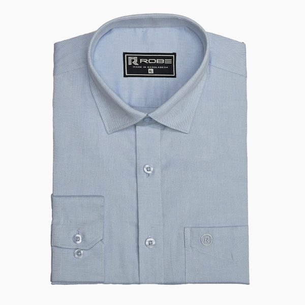 cotton exclusive formal shirt (sky)