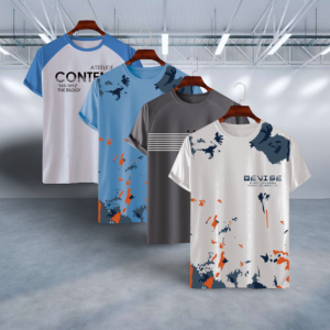 stylish/comfortable sports t shirt 4 (four) pcs combo offer