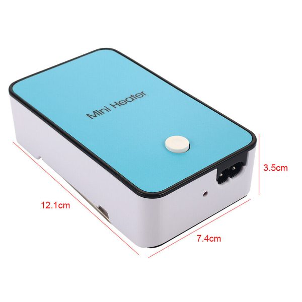 mini portable space heater electric heating warmer silent office desk or home