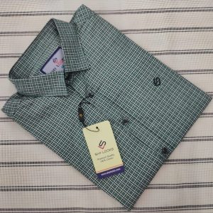 cotton full sleeve check shirt for men's