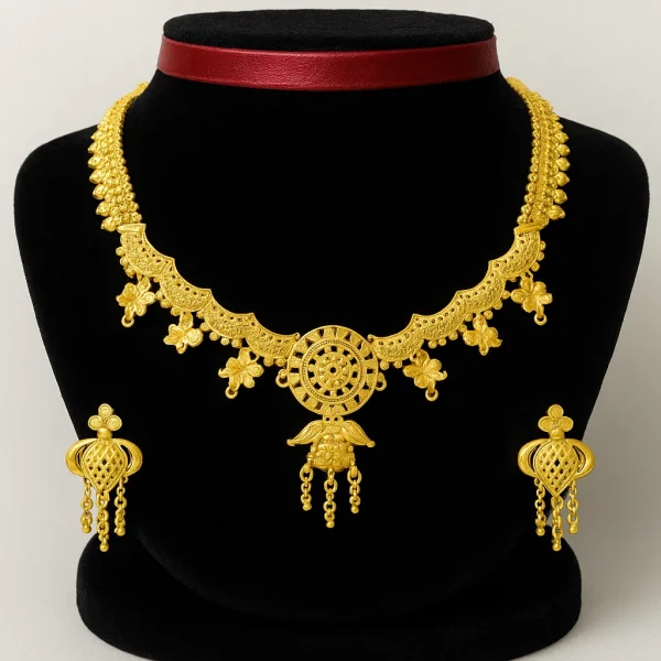 gold plated jewelry set