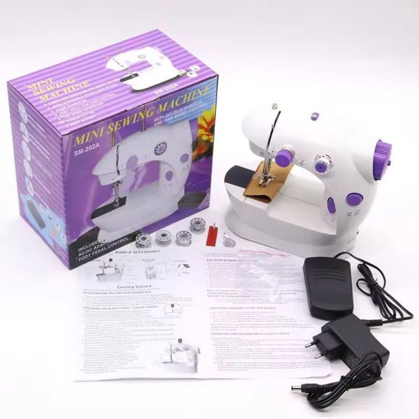 mini sewing machine, model sm 202a
