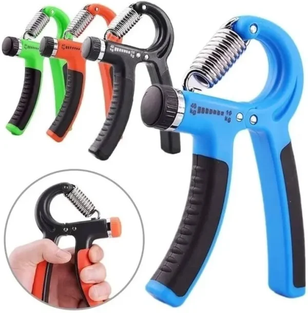 adjustable power exercise gripper strengthener hand grip with counter 5kg to 60kg presser 1 pc