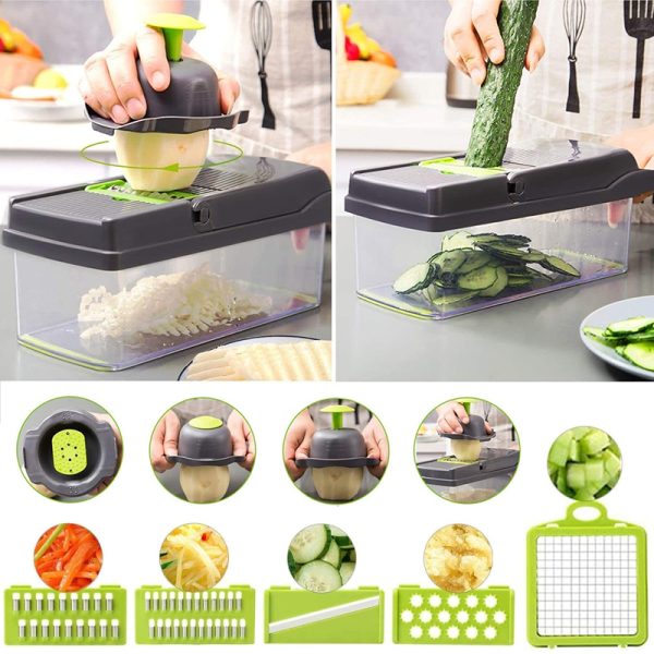 14 in 1 multifunctional vegetable chopper