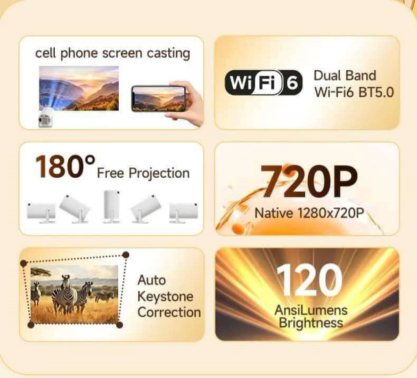 magcubic hy300 pro 4k mini projector
