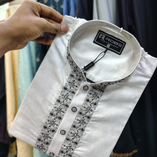 indian cotton gorgeous karchupi panjabi