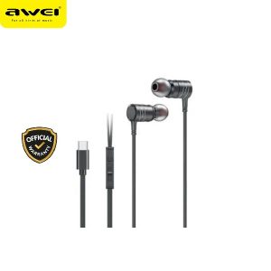 awei pc 15t wired earphone for iphone 15 and samsung and pixel