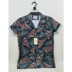 luxury china spandex cot drooped shulderd shirt