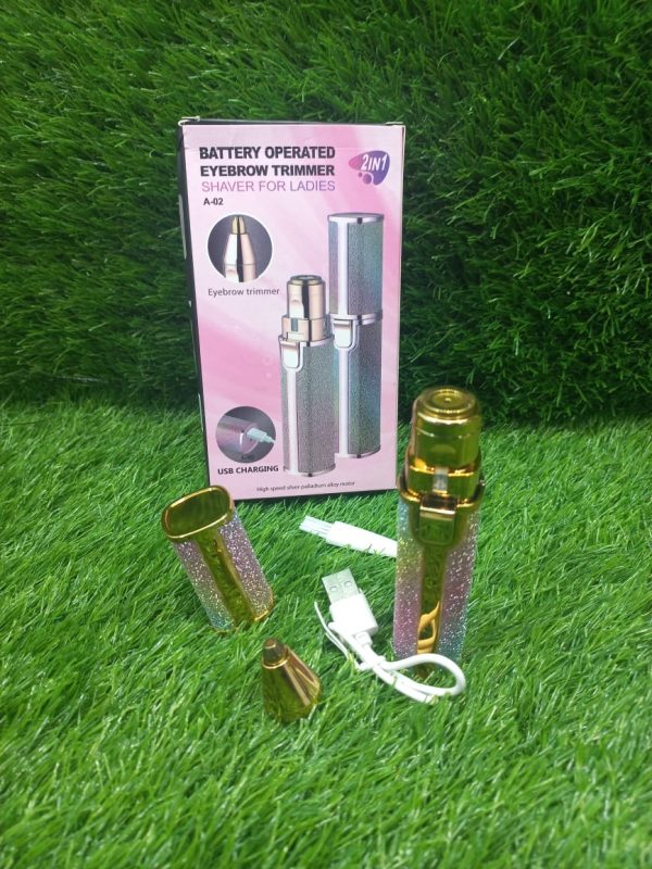 eyebrow trimmer and facial hair shaver 2 in 1