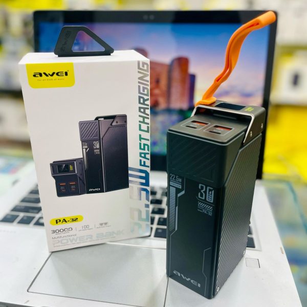 awei pa 32 30000mah 22.5w fast charging power bank