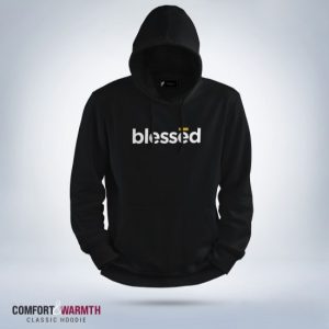 “blessed” islamic hoodie (black)