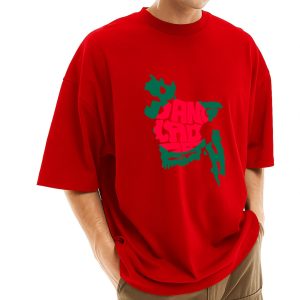 men's stylish drop shoulder (red)