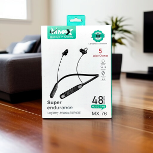 max mx 76 bluetooth hanging neckband headphone