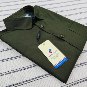premium cotton feel half sleeve shirt for mens