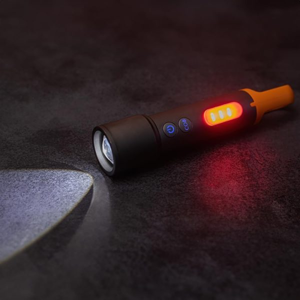 forever traveller light led torch 1200 mah 500 lm ip65 usb c