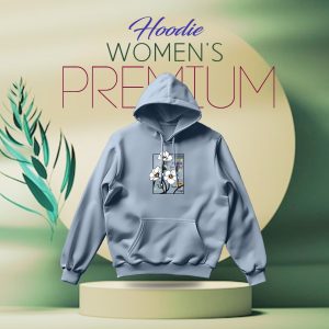 premium comfortable (#happiness sky) ladies winter hoodie