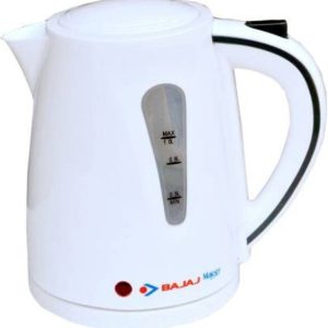 bajaj majesty new 1 litre cordless kettle (white)