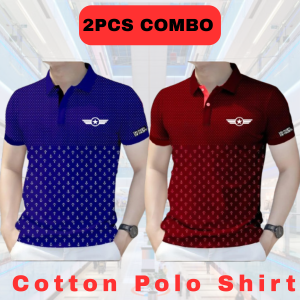 combo cotton polo shirt for men's