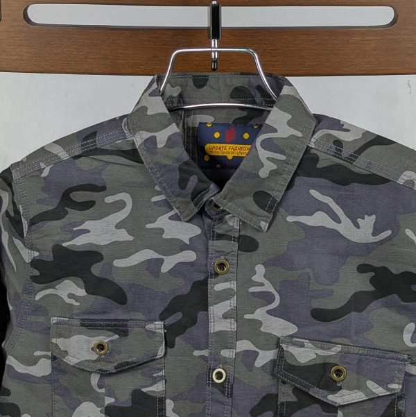 fashionable casual shirt for men (black)