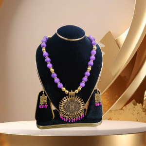 party bridal necklace and earrings jewelry set