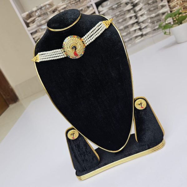 necklace set with earrings for women