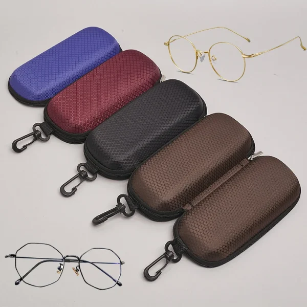 eyewear cases cover sunglasses case for women glasses box with lanyard zipper eyeglass cases for men lanyard zipper portable