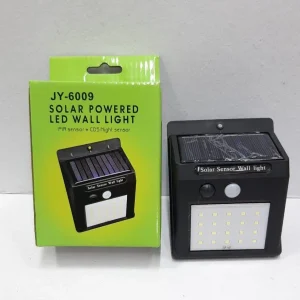 solar power 30 led pir motion sensor waterproof wall light
