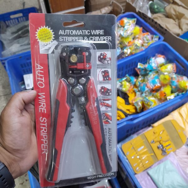 multi functiona cable wire stripper with cutter & crimper automatic wire stripping pliers crimping tool 10 24awg