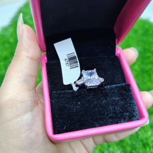 royal radiance princess cut ring