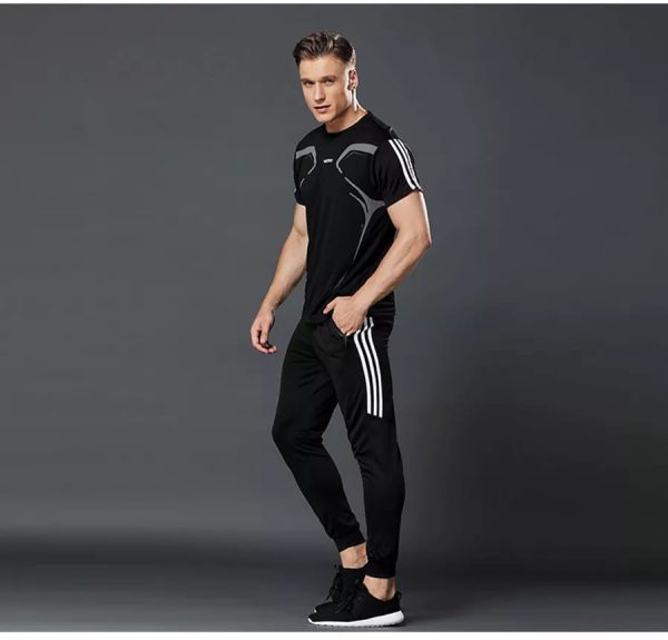 stylish sports t shirt & trouser (2pc set)