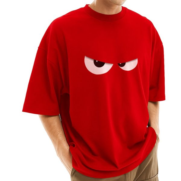 men's stylish drop shoulder (red)