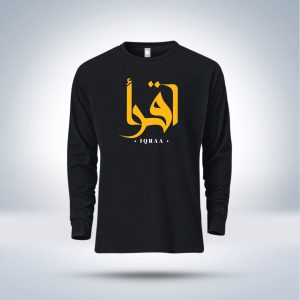 islamic calligraphy full sleeve t shirt for men