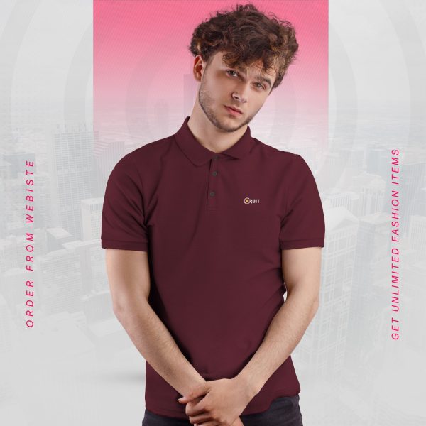 men's cotton polo shirt