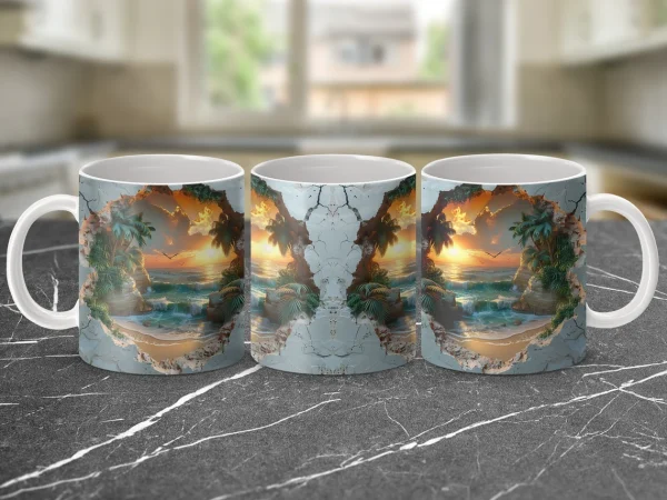 attractive 3d design mug