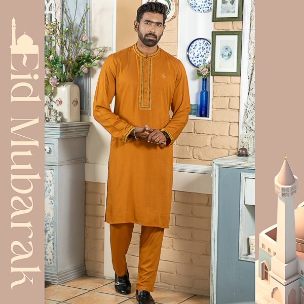 premium quality panjabi pajama set (kathali)