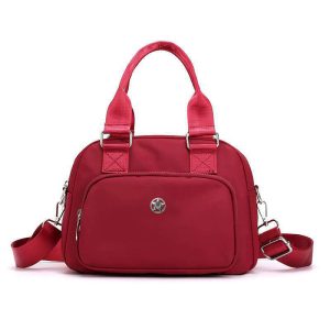 large capacity fashionbag (maroon)