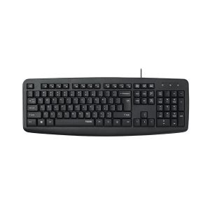 rapoo nk2600 usb wired keyboard – black