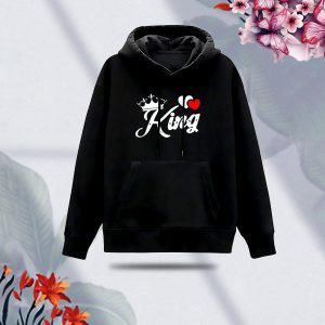 premium comfortable (king black) ladies winter hoodie