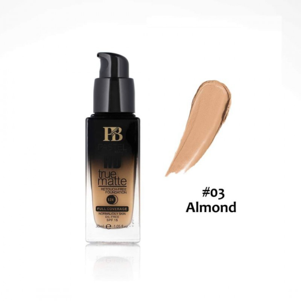 pastel beauty hd true matte foundation 30ml