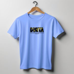 jersey fabrics duniya is nothing, but a beautiful lie t shirt