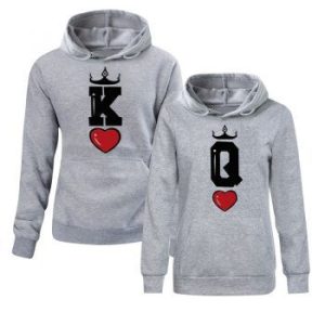 comfortable winter couple hoodie