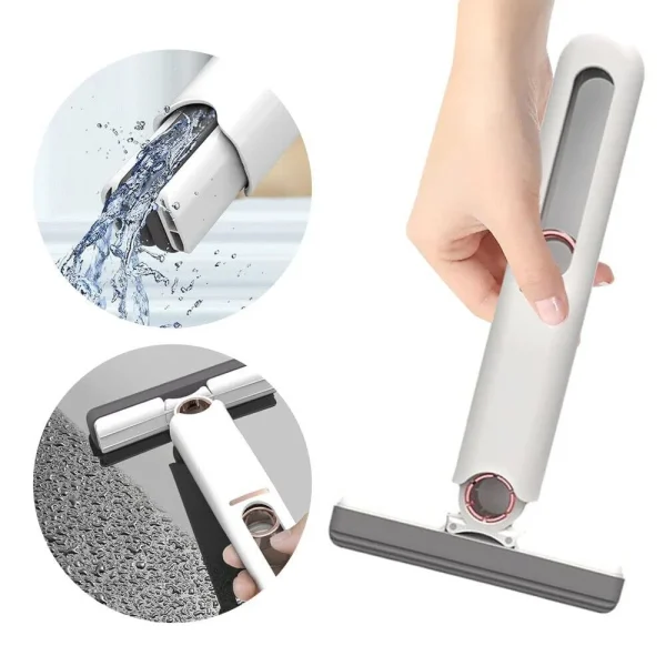 mini mop powerful squeeze folding home cleaning mops