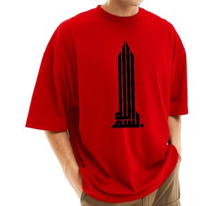 men's stylish drop shoulder (red)