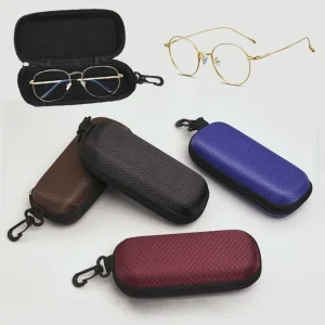eyewear cases cover sunglasses case for women glasses box with lanyard zipper eyeglass cases for men lanyard zipper portable